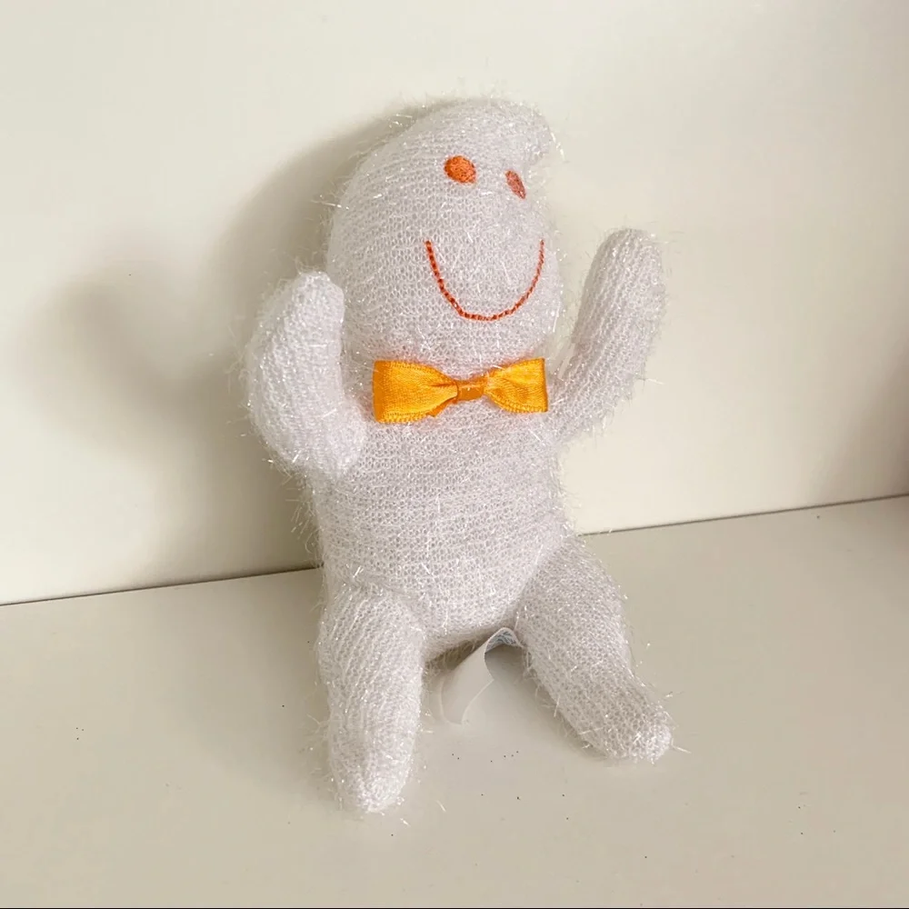 New Vintage  glitter ghost plush Halloween